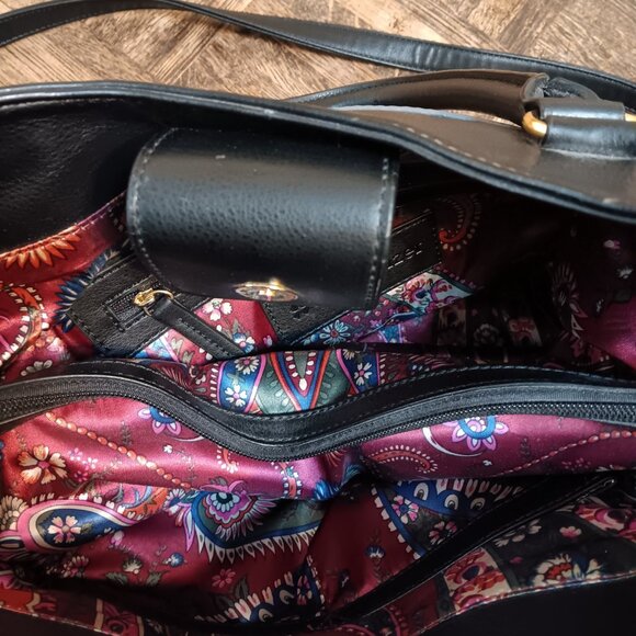 Naturalizer crossbody tote - genuine leather - large capacity - NWT - black grey - Picture 8 of 8